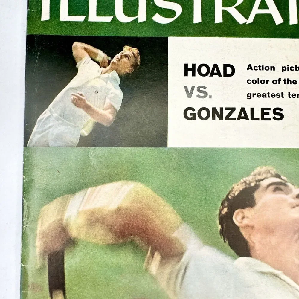 Hoad‎ Vs. Gonzales Sports Illustrated June 16, 1958 America’s National Sports
